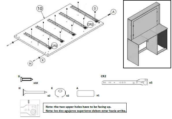 boahaus 1609 Dressing Table with Mirror fig 19