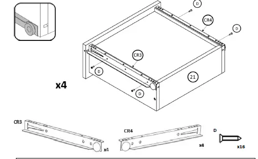 boahaus 1609 Dressing Table with Mirror fig 31