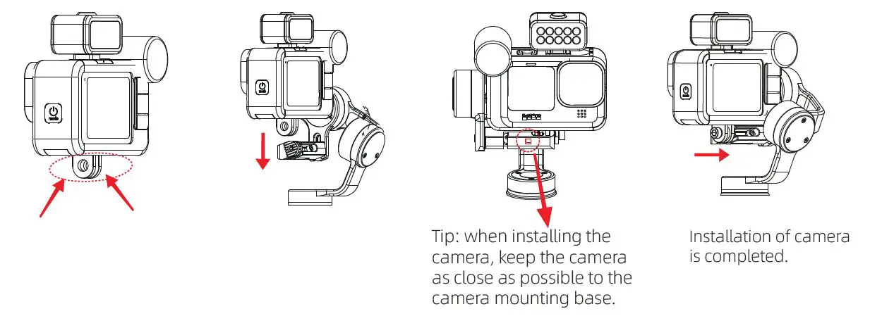 Installation of Action Camera
