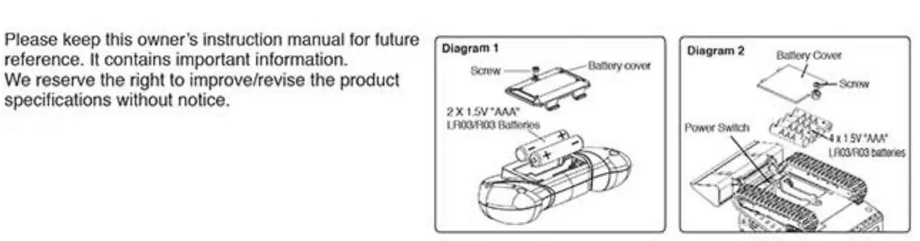 Maisto 82183 2.4GHz RC T590 Compact Track Loader User Manual - Maisto Radio Control Vehicles