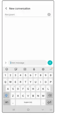 SAMSUNG Galaxy A12 Smartphone- Messages