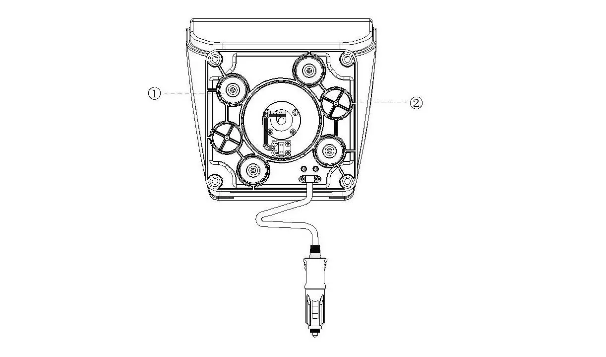 OVOVS OL-20S01 Wireless Remote Control LED Search Light fig5