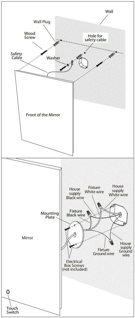 CANARMNA Square LED Flush Mount Ceiling Light-fig2