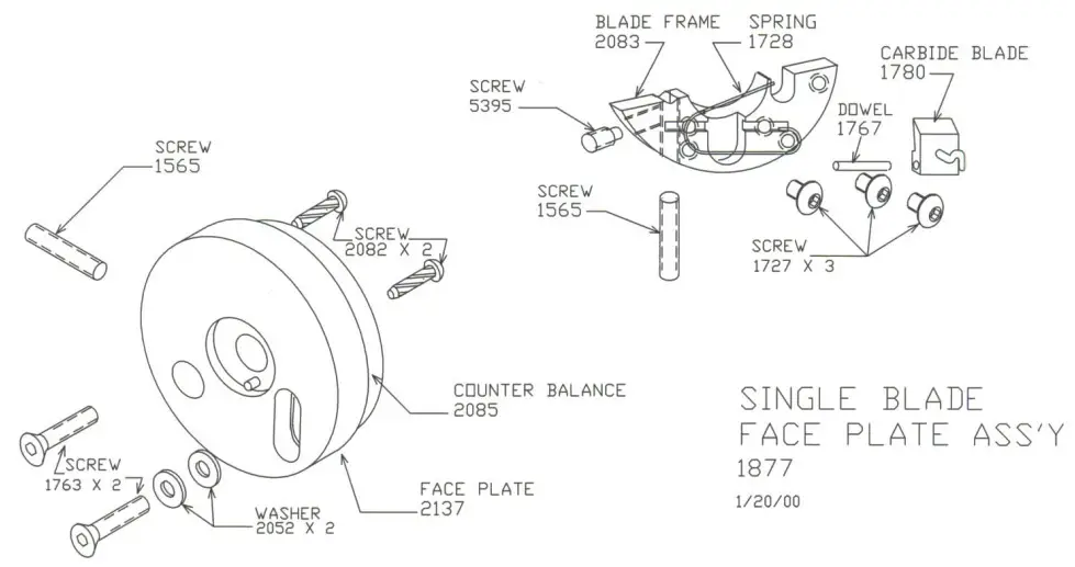 CARPENTER 74F 3-In-1 Rotary Coaxial Cable Stripper - FIG