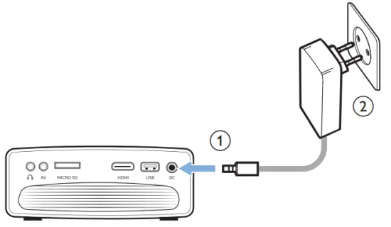 Connecting power supply