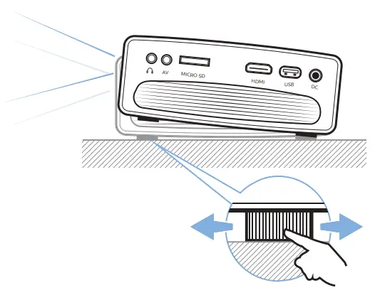 Adjust the screen height