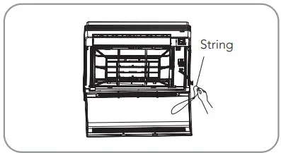 wilfa Trysil 650 Floor Comfort Air Conditioner - String