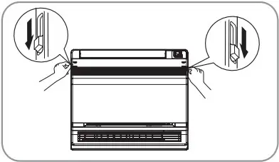 wilfa Trysil 650 Floor Comfort Air Conditioner - panel