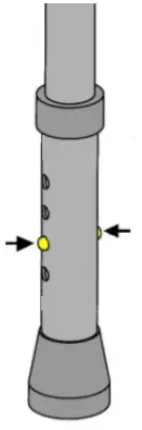 drive DeVilbiss 10281 30 Ultra Narrow Walking Frame - height adjustment