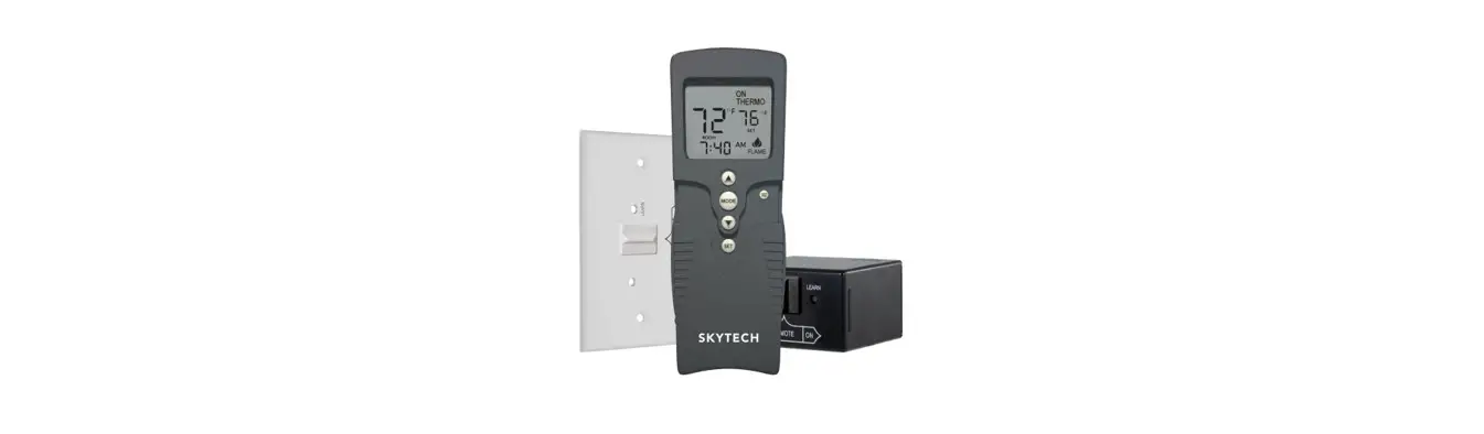 Skytech 3002 Timer Thermostat Fireplace Remote Control Instruction Manual