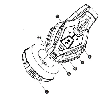 PHOINIKAS Q10 Portable Detachable Gaming Headset 2