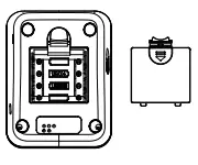Smilecare U81RH Upper Arm Electronic Blood Pressure Monitor Instruction Manual - Battery installation