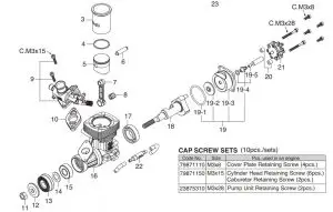 FIG12 ENGINE EXPLODED VIEW