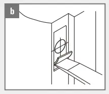 LOCKEY E910 Electric Dead Bolt - Install Strike b