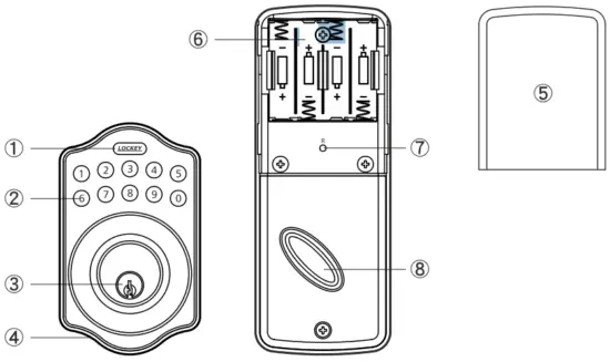 LOCKEY E910 Electric Dead Bolt - Operational Interface
