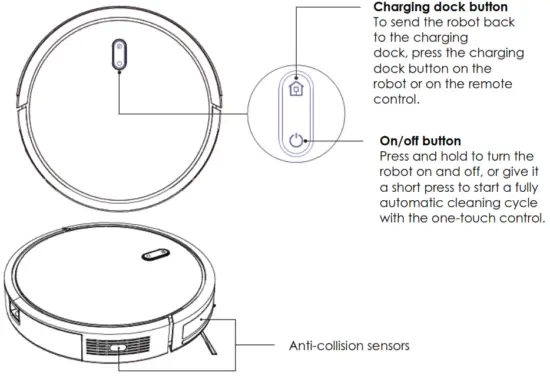Venga VG RVC 3000 WH Robot Vacuum Cleaner - DEVICE