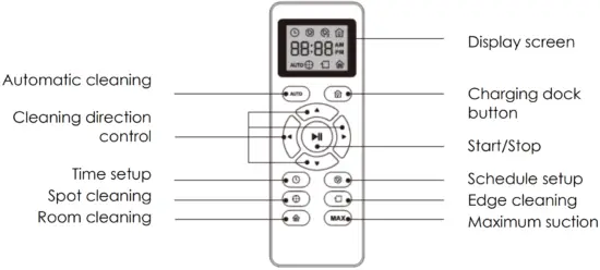 Venga VG RVC 3000 WH Robot Vacuum Cleaner - REMOTE CONTROL 1
