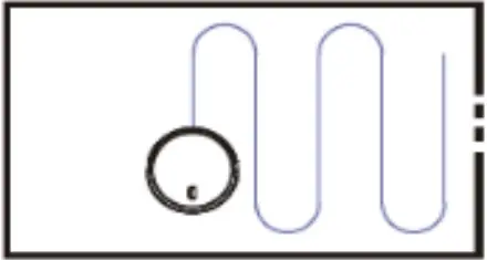 Venga VG RVC 3000 WH Robot Vacuum Cleaner - Zigzag mode