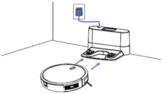 Venga VG RVC 3000 WH Robot Vacuum Cleaner - charging contact