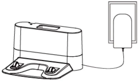 Venga VG RVC 3000 WH Robot Vacuum Cleaner - charging dock 1