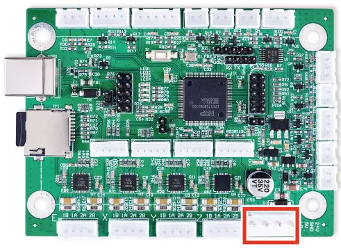 omtech K40+ Laser Engraver Control Card - Control Board Power