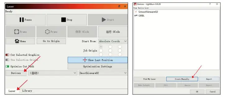 omtech K40+ Laser Engraver Control Card - LightBurn Setup