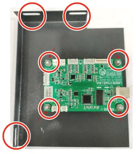 omtech K40+ Laser Engraver Control Card - Old Control Board