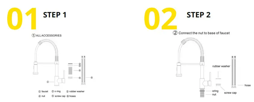 AIMADI Kitchen Faucet STEP 12