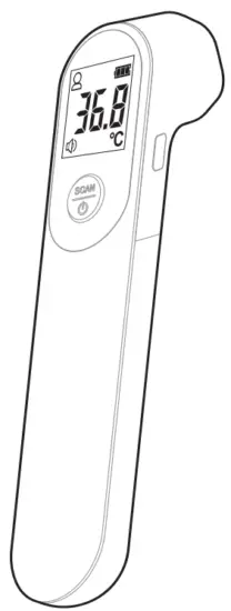 Sinocare BSX976 Non Contact Infrared Forehead Thermometer -