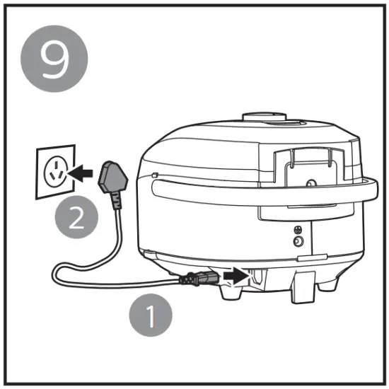 Using the fuzzy rice cooker
