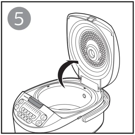 Using the fuzzy rice cooker