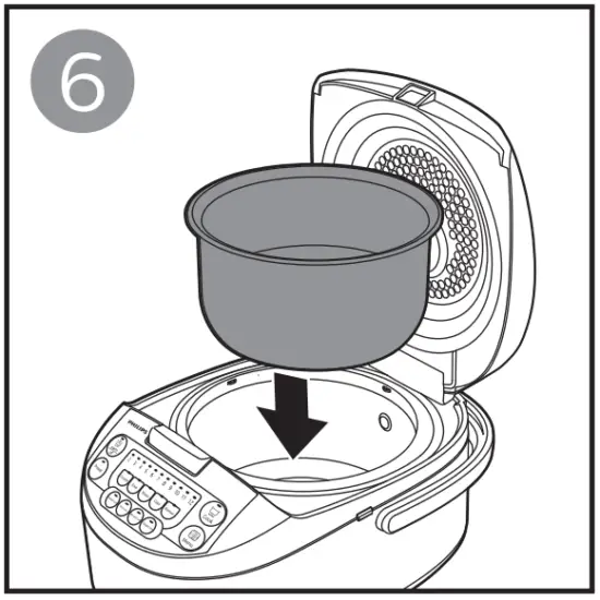 Using the fuzzy rice cooker