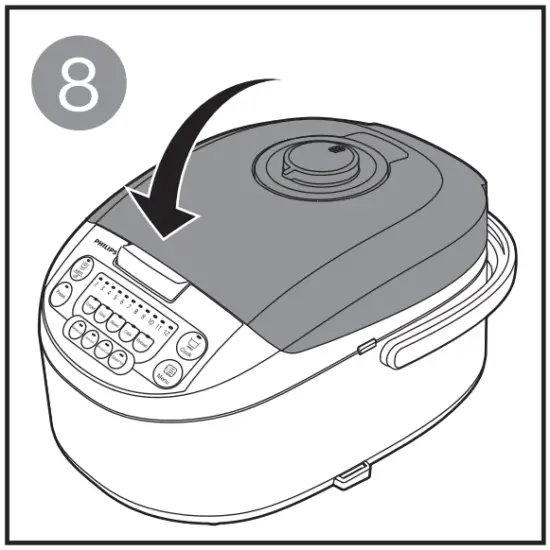 Using the fuzzy rice cooker