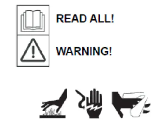 Jon Don PE500 Carpet Extractor with Heat 500 PSI Dual 2-Stage - warning