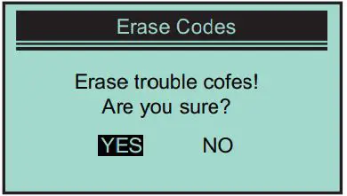 VXDAS Automobile OBD Diagnostic Instrument User Manual - A warning message appears