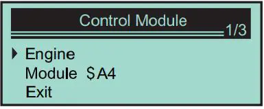 VXDAS Automobile OBD Diagnostic Instrument User Manual - Control Module