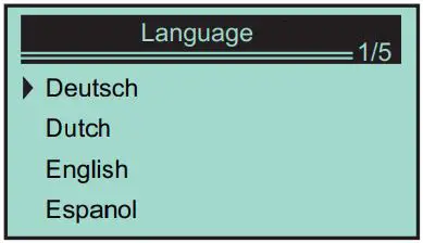 VXDAS Automobile OBD Diagnostic Instrument User Manual - Select your Language