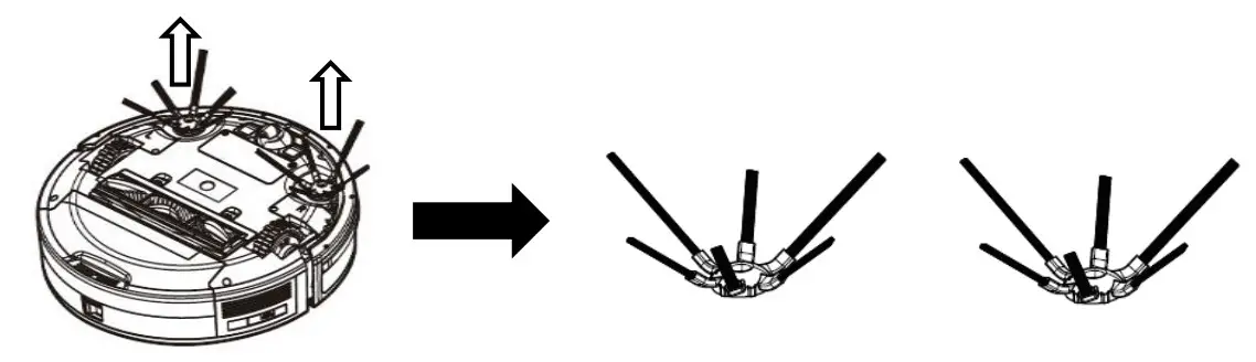 KALORIK R1 HUVI Robot Vacuum - BRUSHES