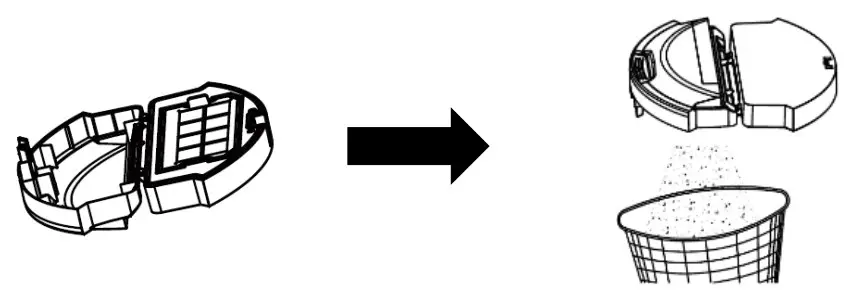 KALORIK R1 HUVI Robot Vacuum - DUST BIN 3