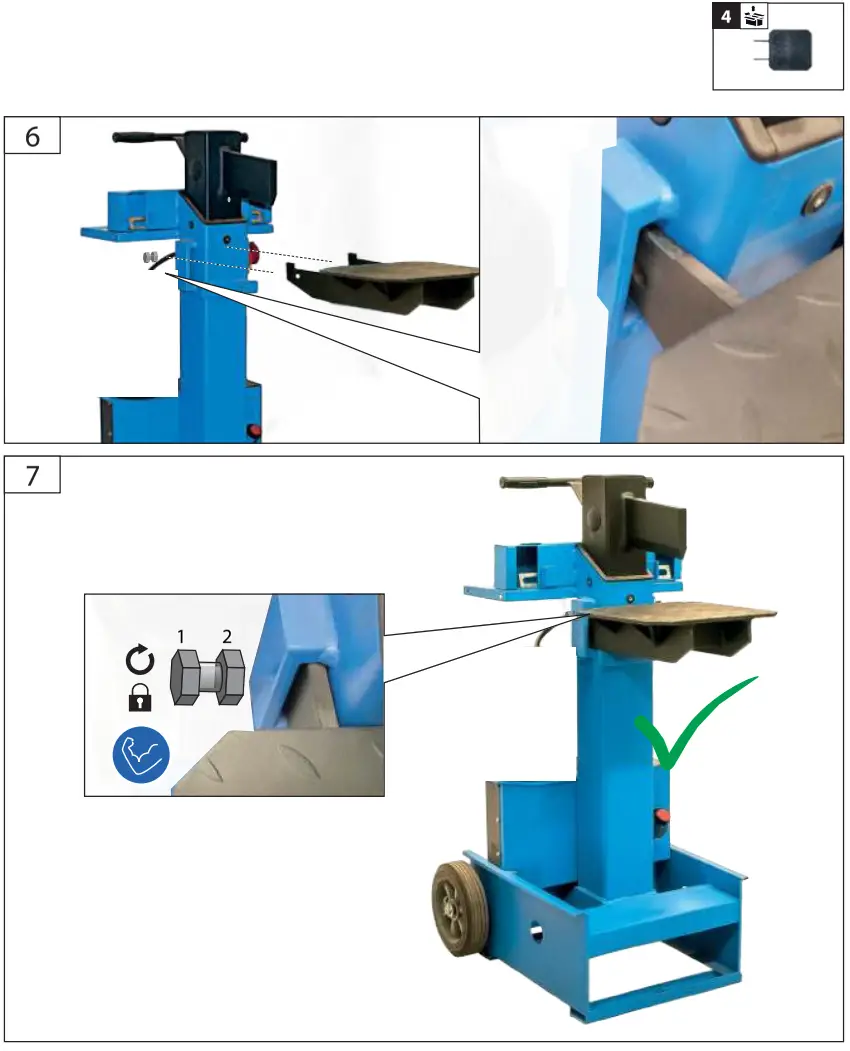 Gude vGHS 500 8TB Petrol Wood Log Splitter - fig 2