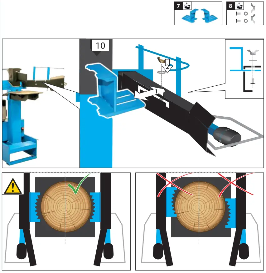 Gude vGHS 500 8TB Petrol Wood Log Splitter - fig 4