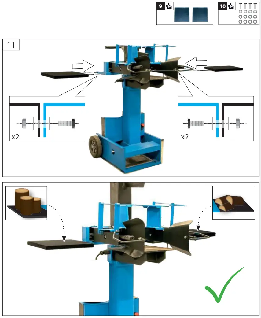 Gude vGHS 500 8TB Petrol Wood Log Splitter - fig 5