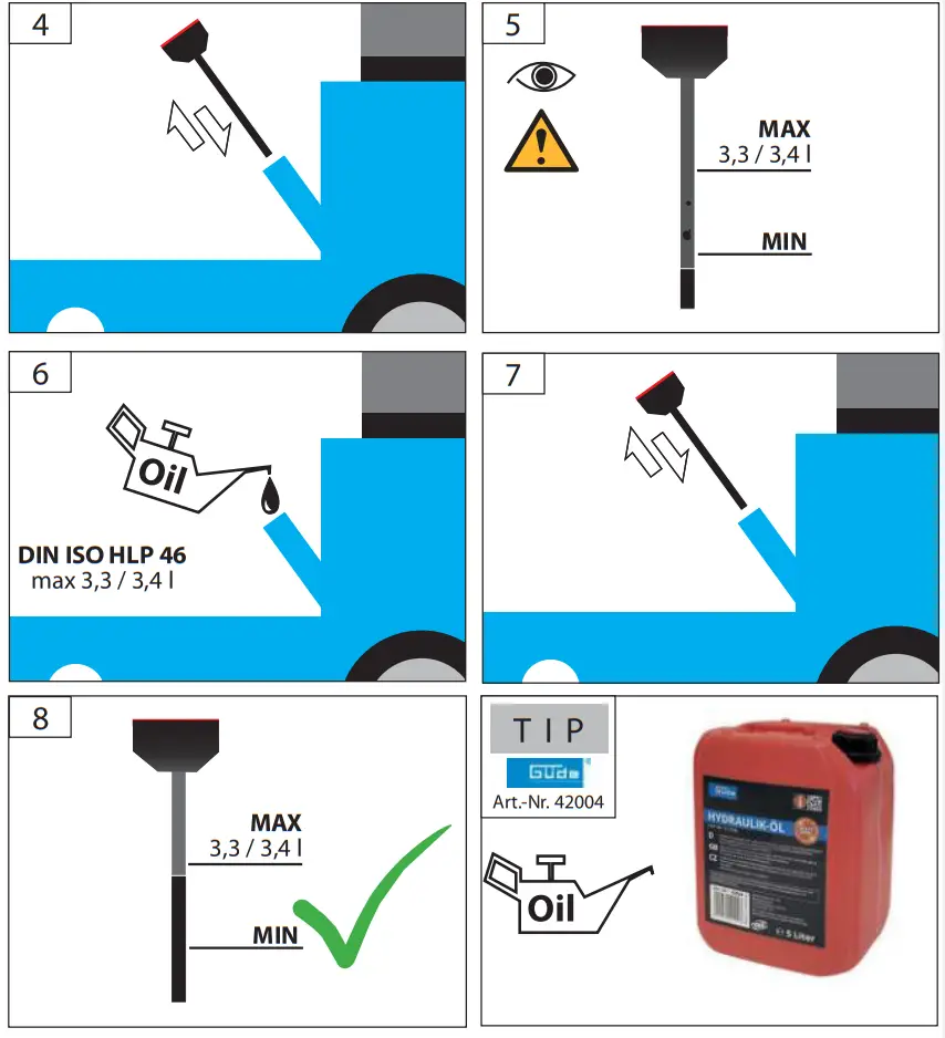 Gude vGHS 500 8TB Petrol Wood Log Splitter - fig 7