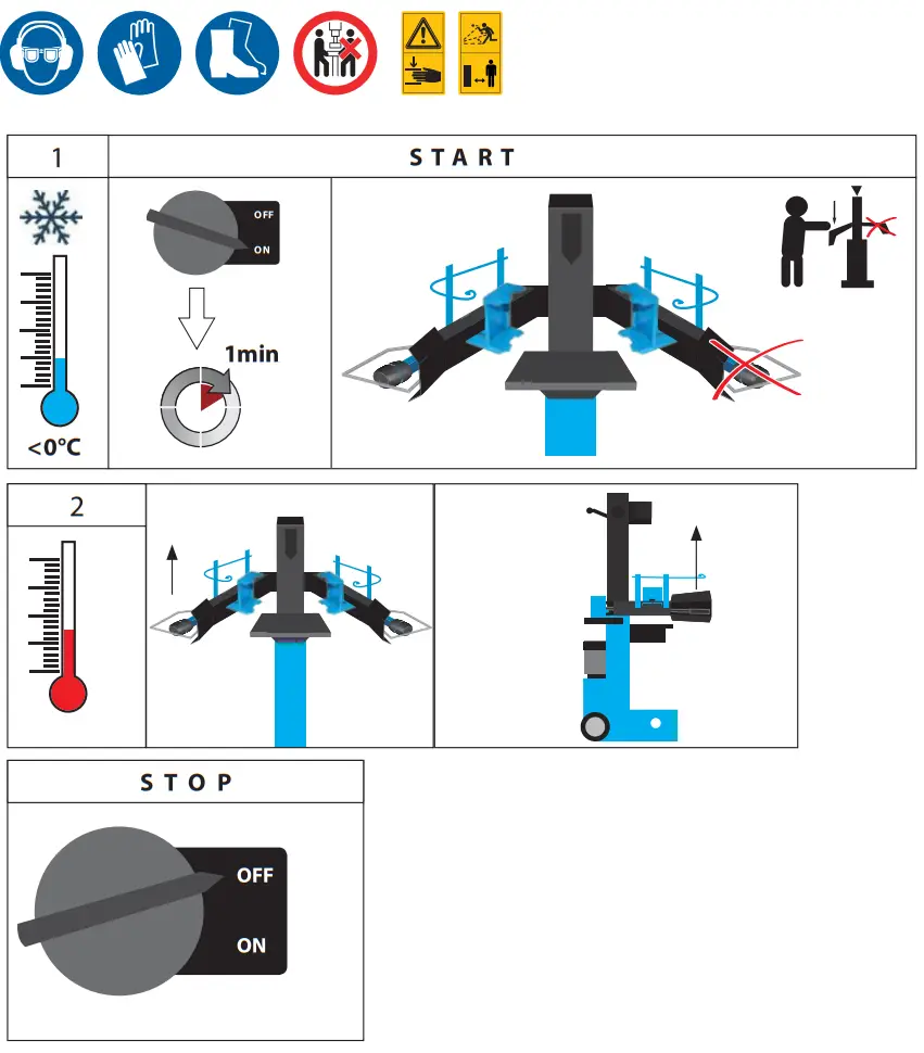 Gude vGHS 500 8TB Petrol Wood Log Splitter - fig 9