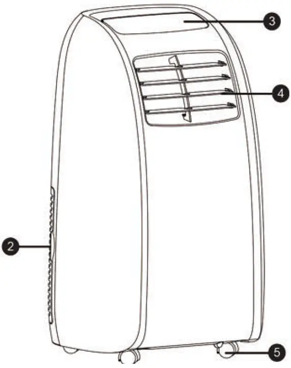 CCH YPLA-08C Portable air conditioner 30