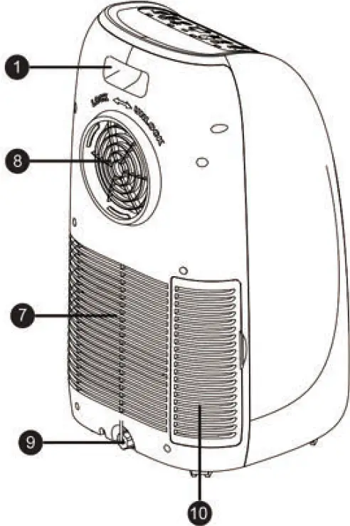 CCH YPLA-08C Portable air conditioner 30