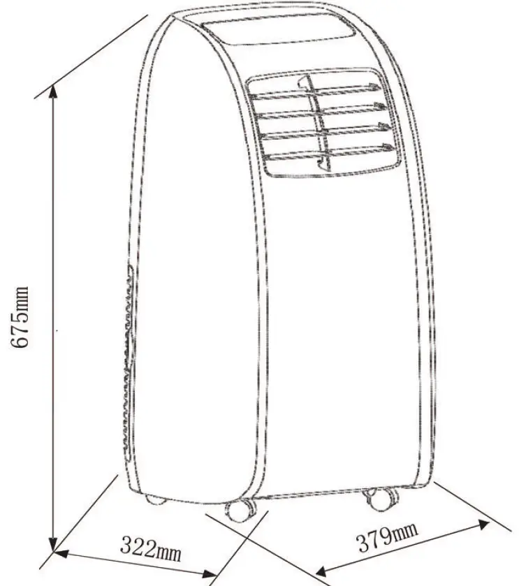 CCH YPLA-08C Portable air conditioner 60