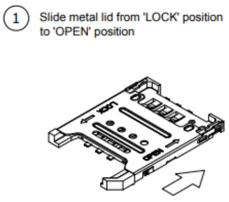 Replacing the SIM card