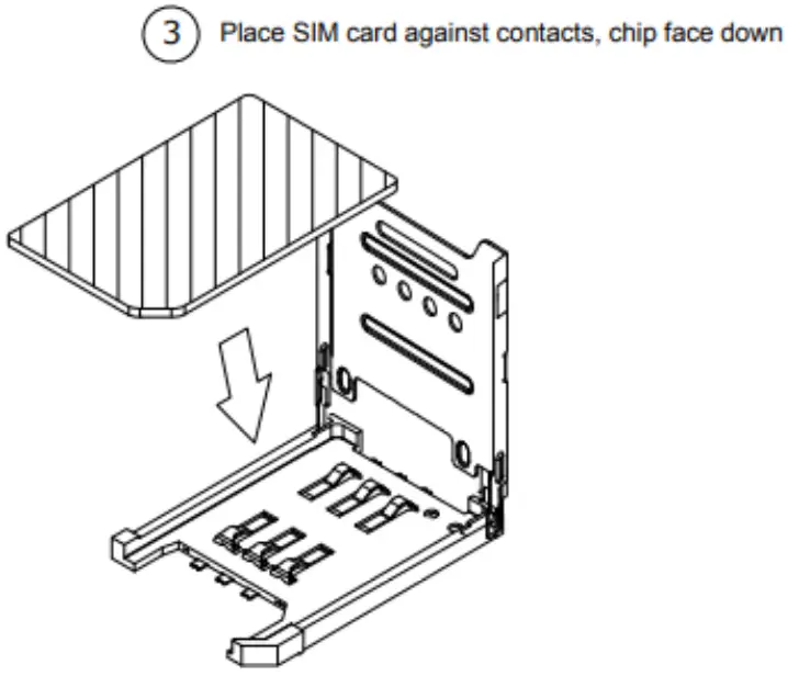 Replacing the SIM card