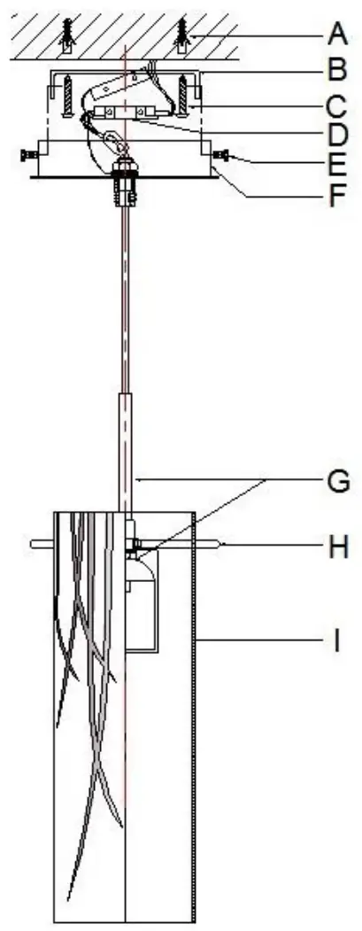 Beacon LIGHTING LD MD 112104 1 Light Large Pendant in Chrome with Opal Shade and Chrome Leaf